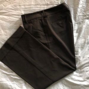 Brown Wide Leg Dress Pants